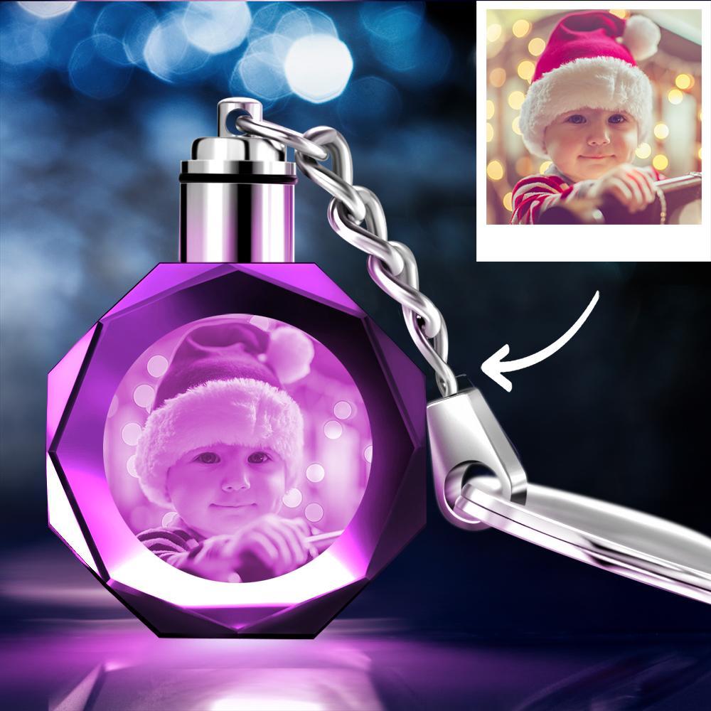 Christmas Gifts Photo Keychain - Cute Baby - Giftlab