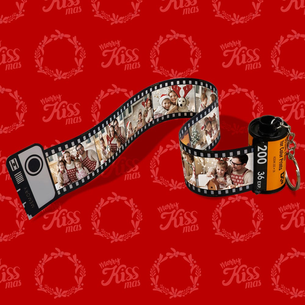 GiftLAB Custom Camera Roll Keychain Personalized Film Keychain Christmas Gift - Giftlab