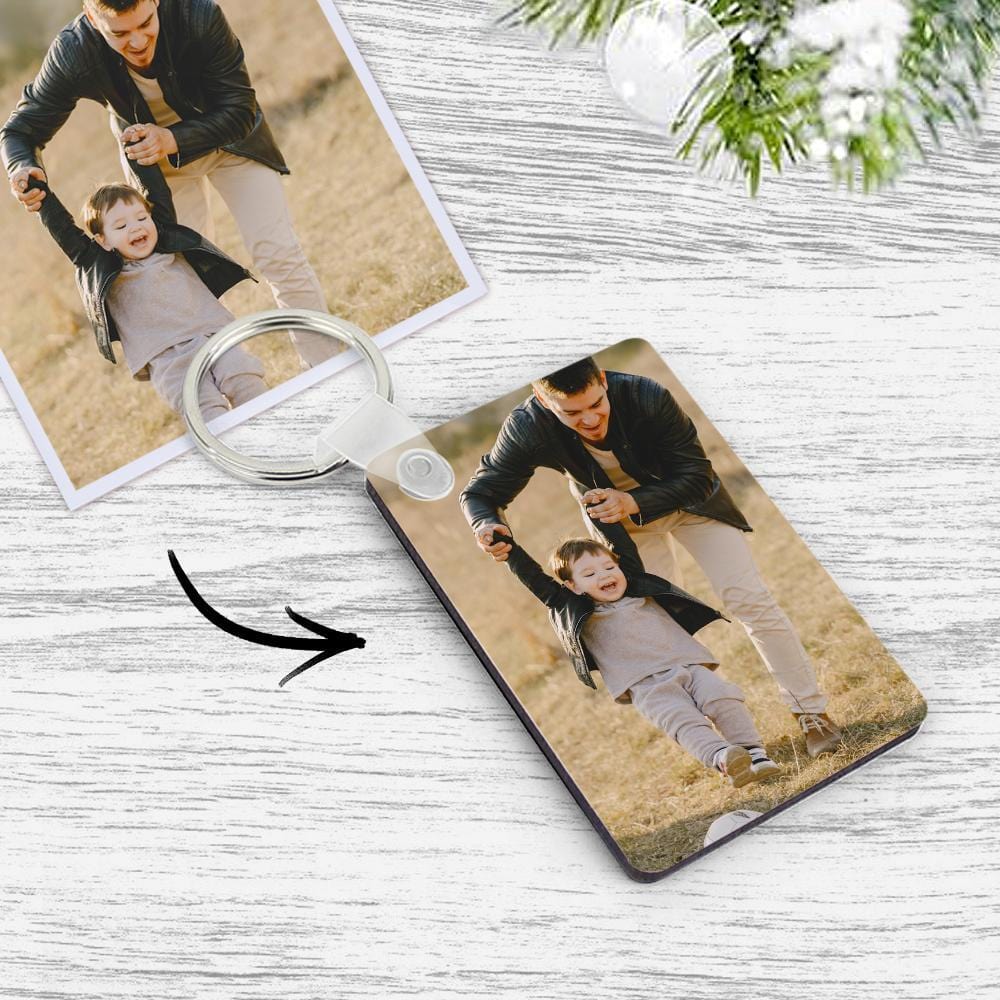 Father's Day Keychain Wooden Keychain Father's Day Gifts - Giftlab