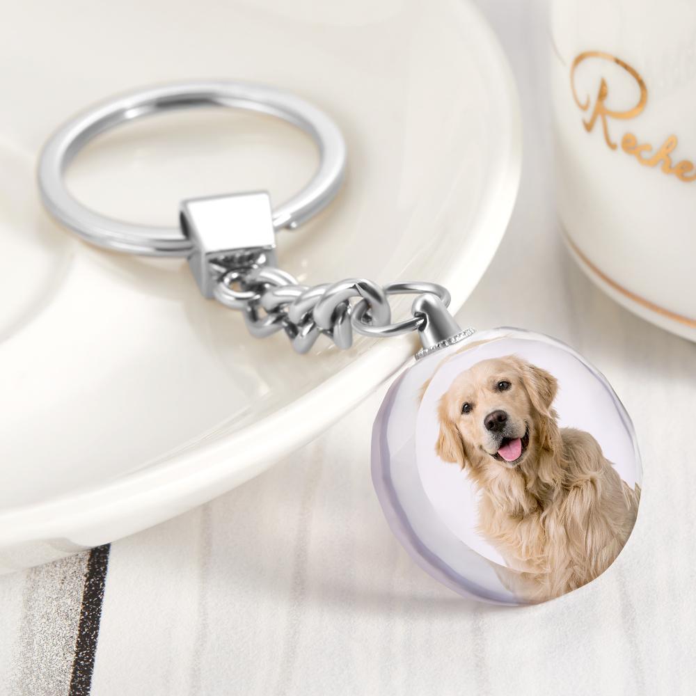Dog Sympathy Gifts Photo Keychain Crystal Gift - Giftlab