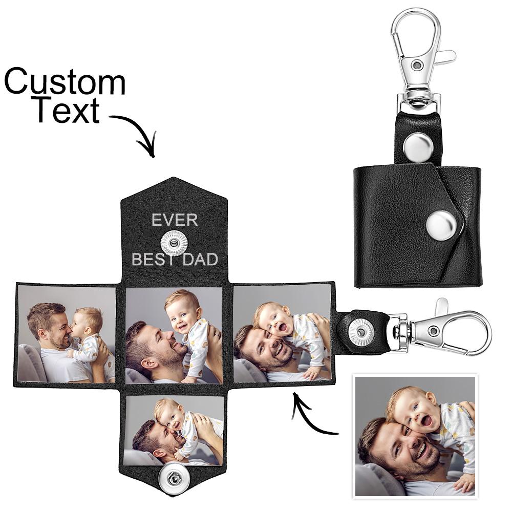 Custom Photo Engraved Keychain Creative Envelope Gifts - Giftlab