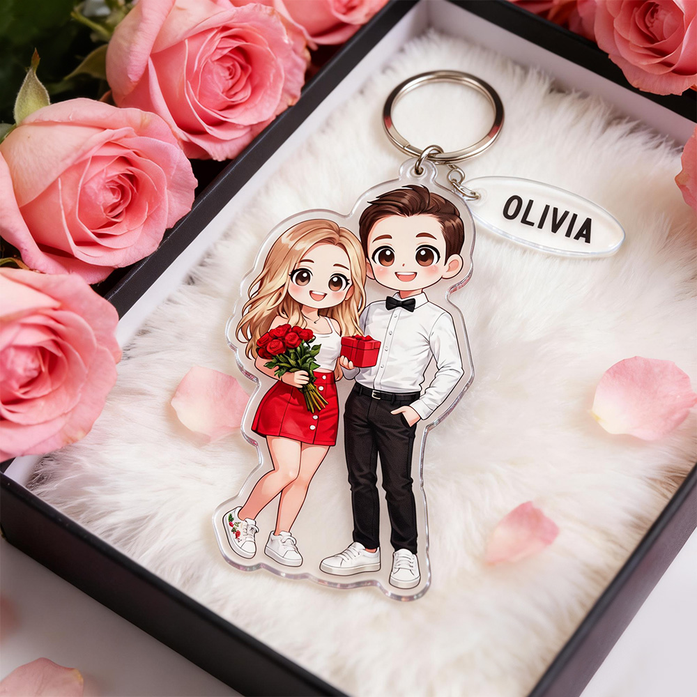 Custom Chibi Acrylic Keychains Made From Your Favorite Photo Perfect For Birthdays, Anniversaries or Christmas - GiftlabUS
