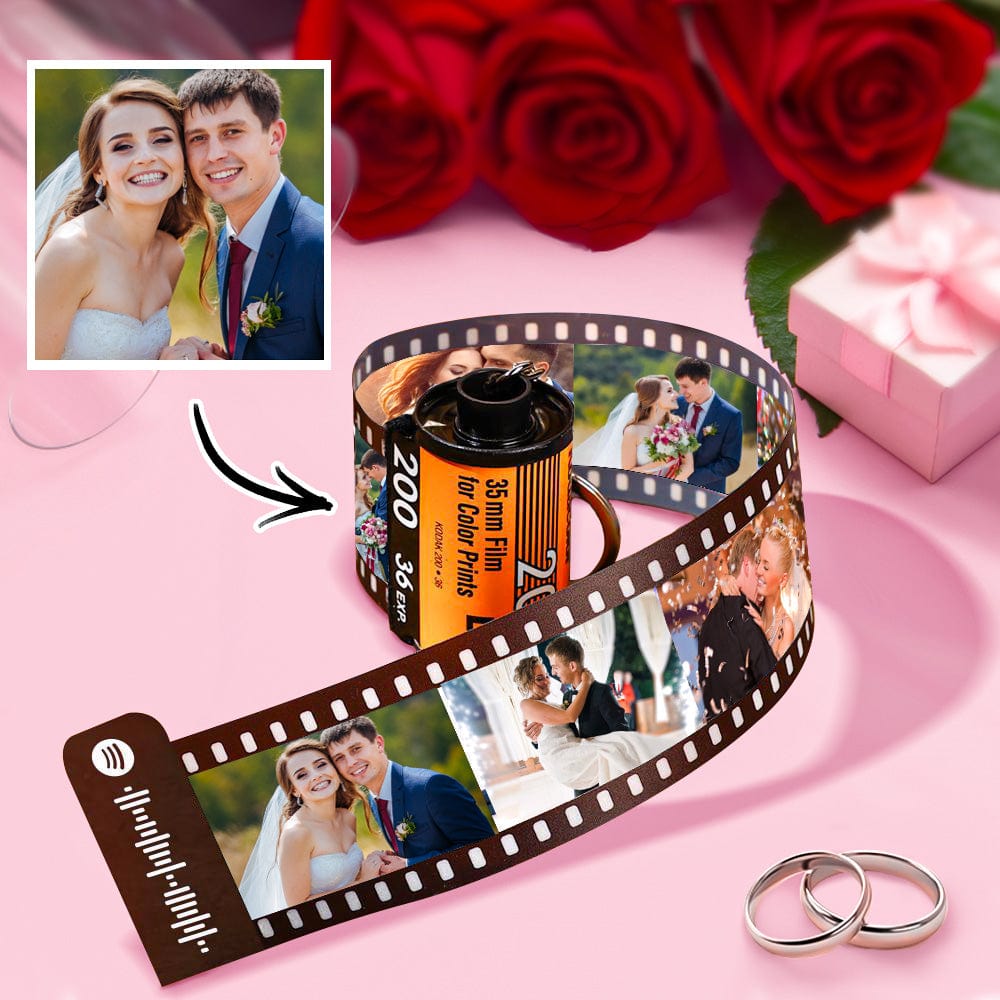 Custom Camera Roll Keychain Spotify Keychain Personalized Wedding Gifts - Giftlab