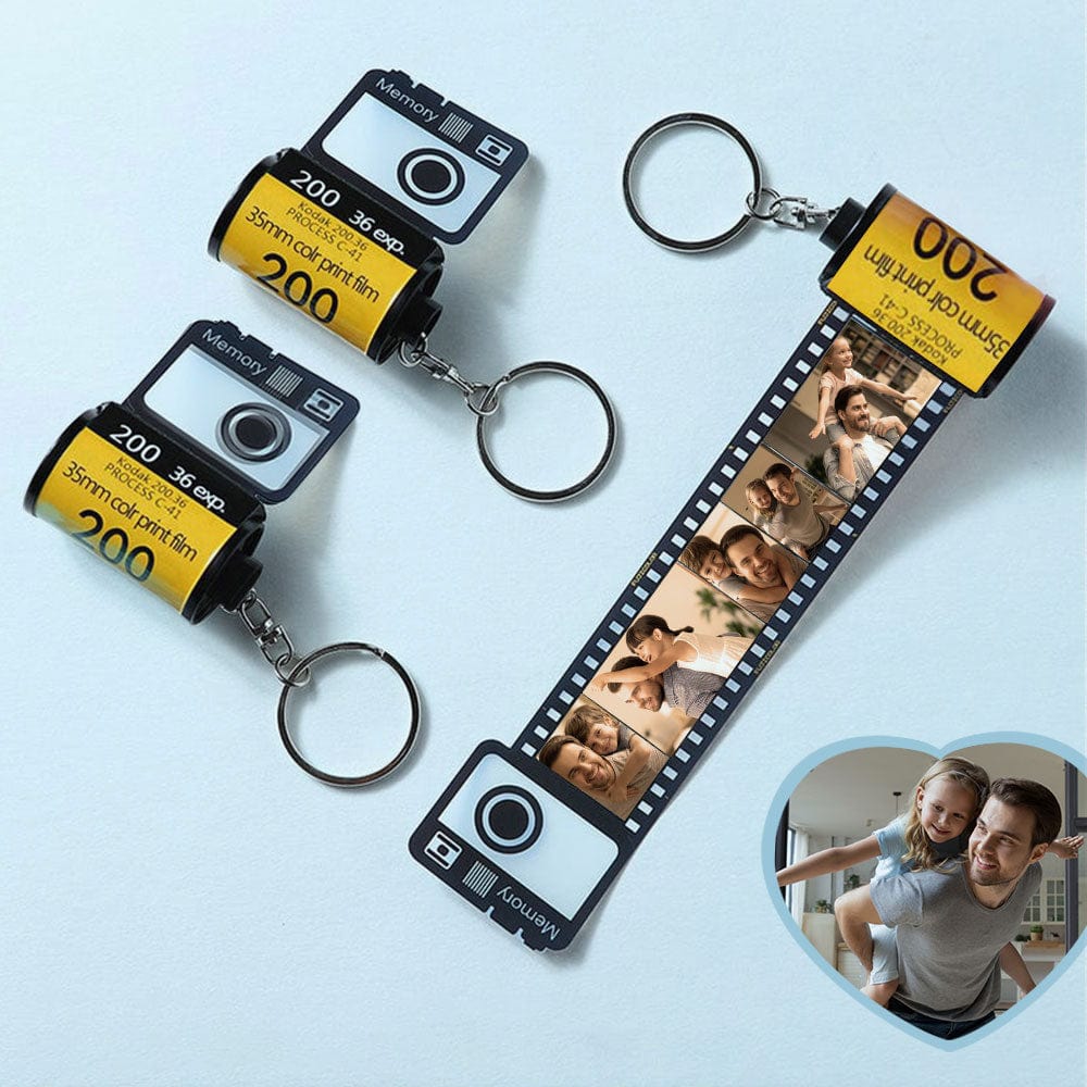 Keychain Camera Roll Keychain Memorial Gifts For Dad Father‘s Day Gift - Giftlab