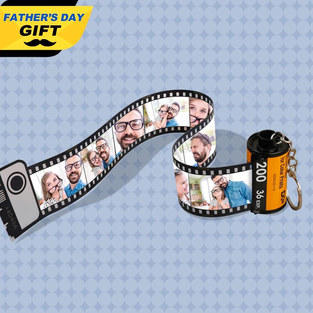 Father's Day Keychain Camera Roll Keychain Memorial Gifts For Dad Father‘s Day Gift - Giftlab