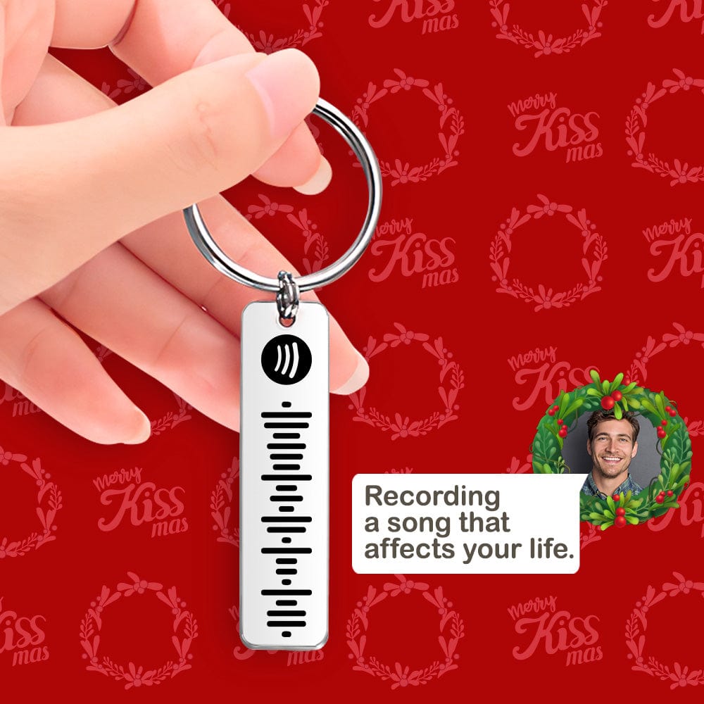 Christmas Gifts GiftLAB Custom Song Keychain Spotify Keychain Gifts - Giftlab