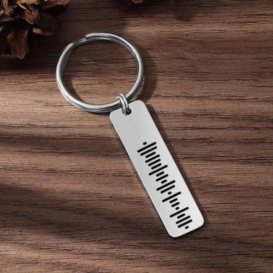 GiftLAB Custom Song Code Keychain Music Keychain Gifts