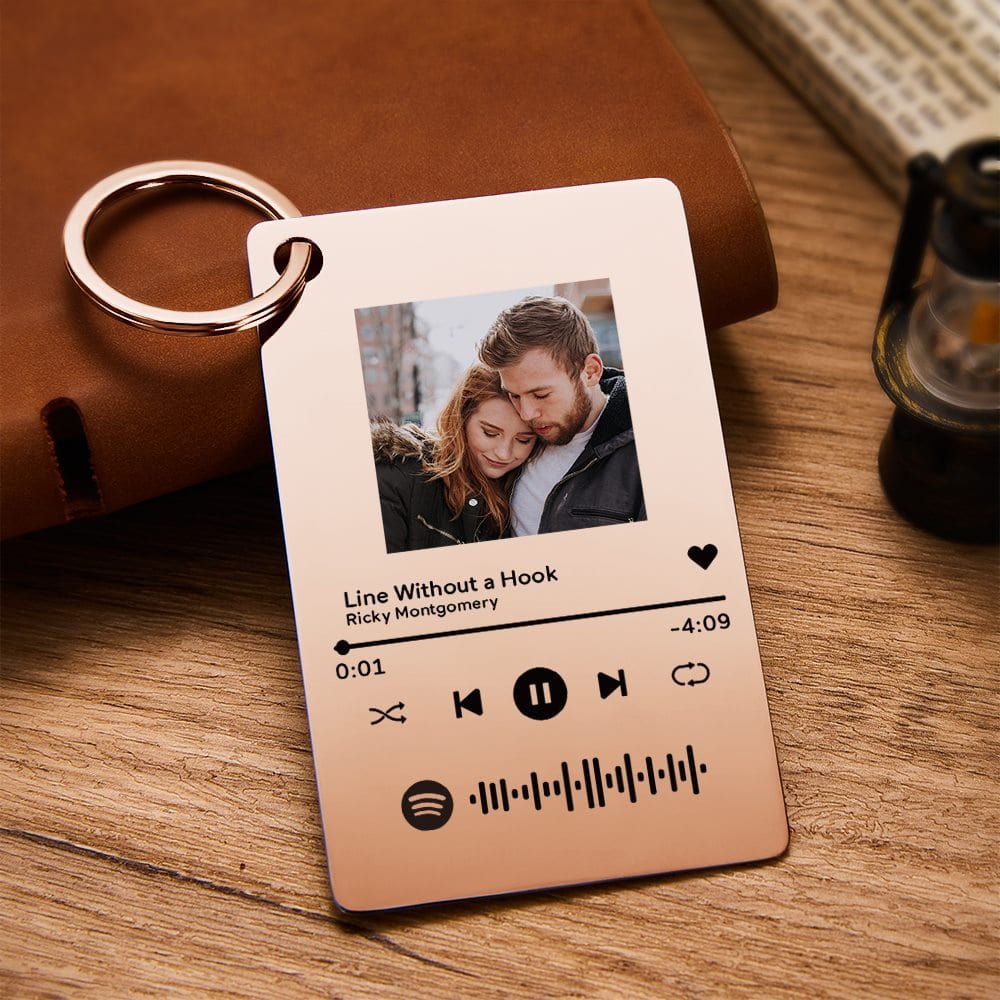 Custom Keychain With Picture Personalised Keychain Gifts for Boyfriend - Giftlab