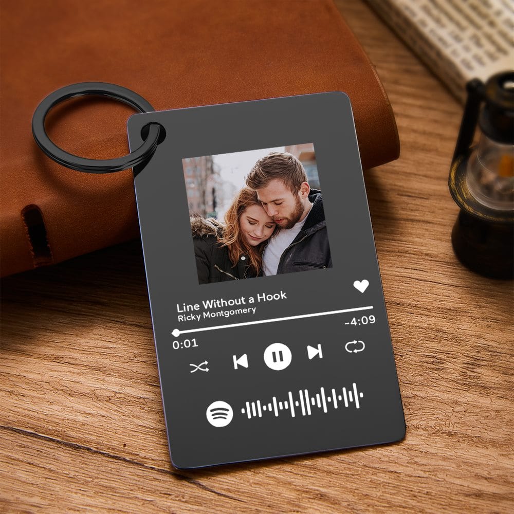 Custom Keychain With Picture Personalised Keychain Gifts for Boyfriend - Giftlab