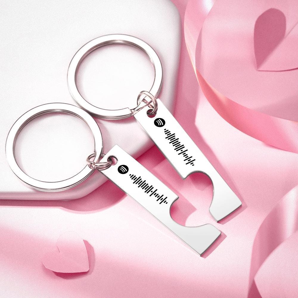 Custom Keychain Spotify Keychain Spotify Code Keychain Valentines Day Gifts For Her - Giftlab