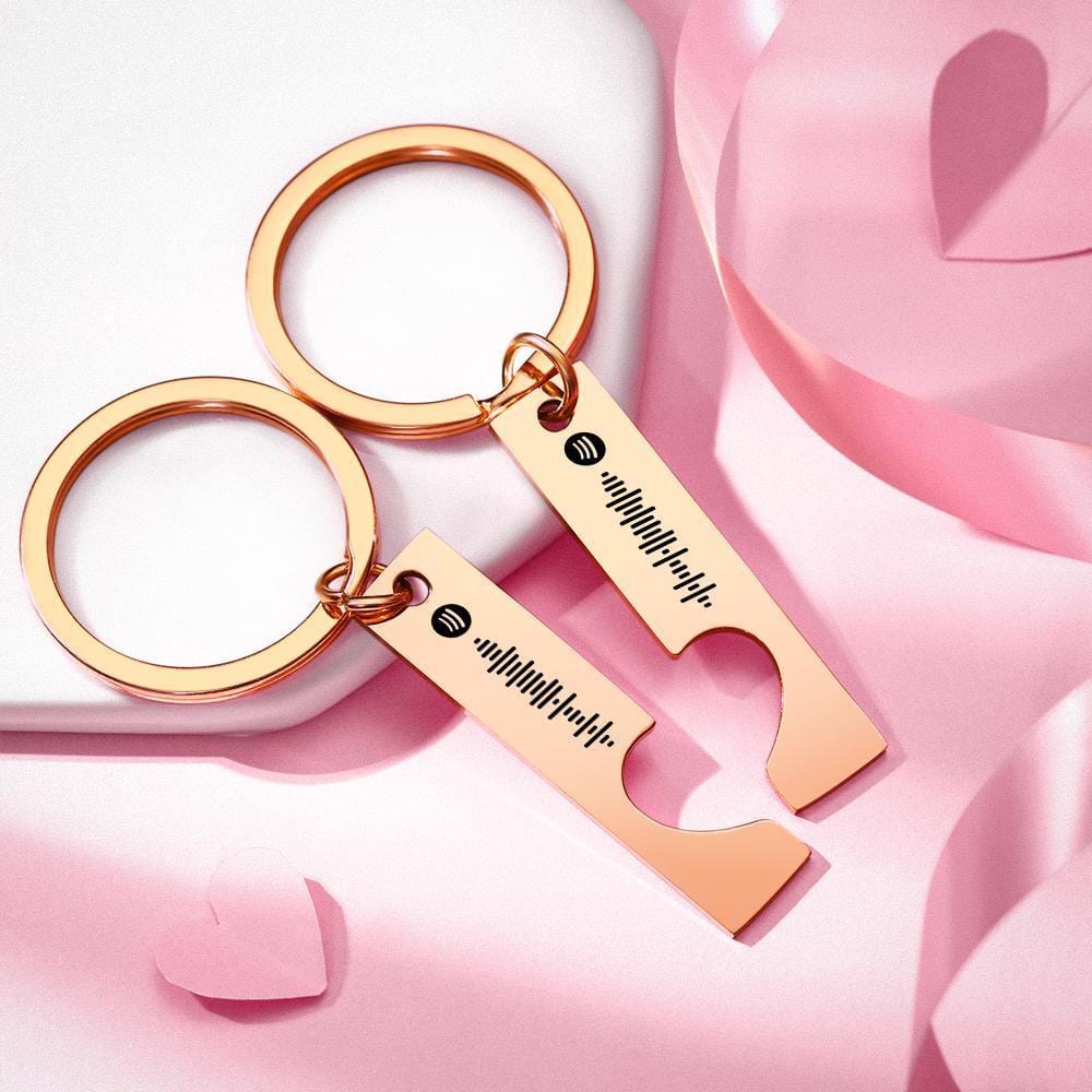 Custom Keychain Spotify Keychain Spotify Code Keychain Valentines Day Gifts For Her - Giftlab