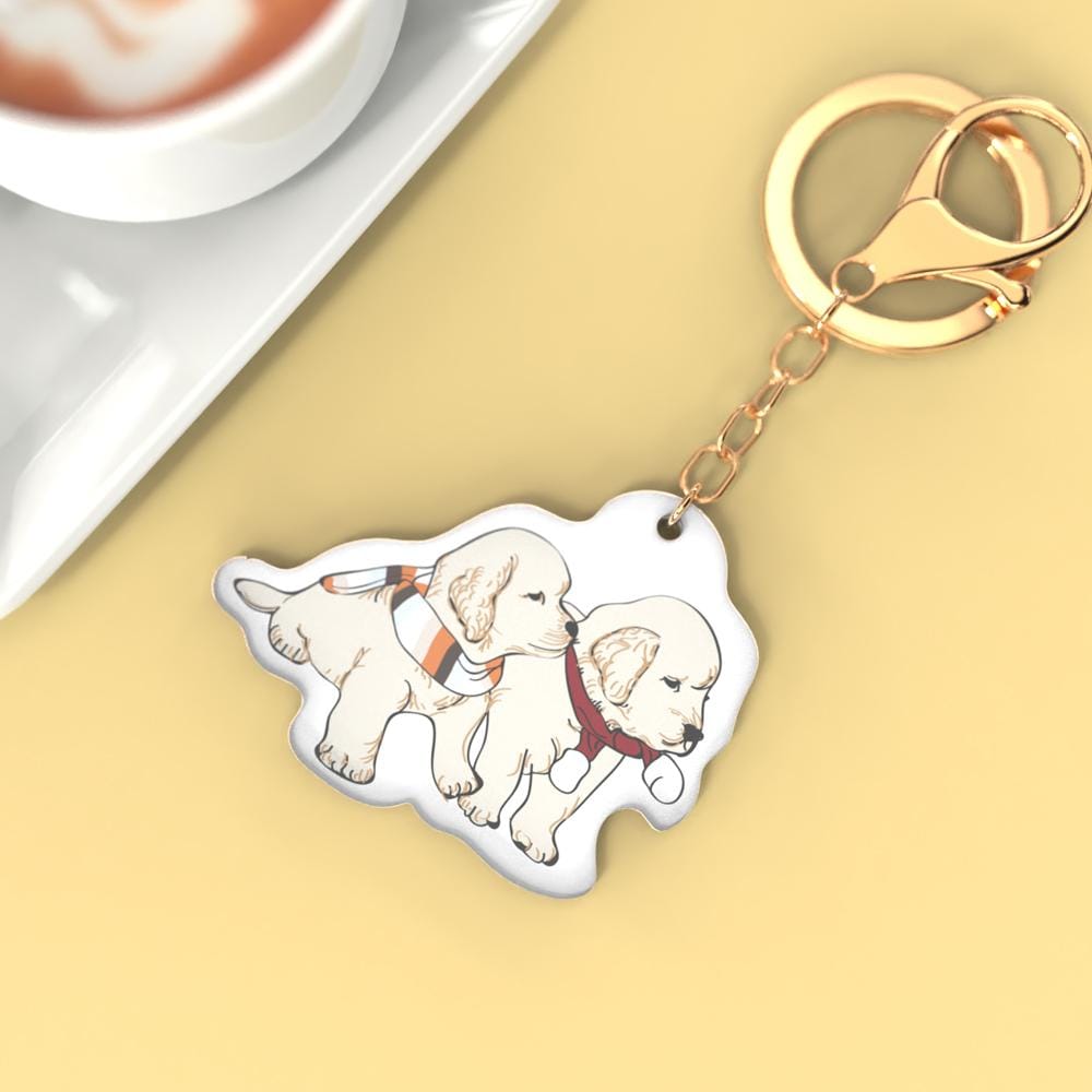 Custom Photo Keychain Portrait Keyring Anniversary Gifts - Giftlab