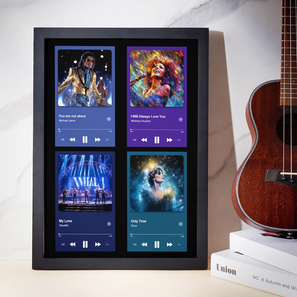 Custom Photo Song Frame DIY Creative Music Home Gifts - Giftlab
