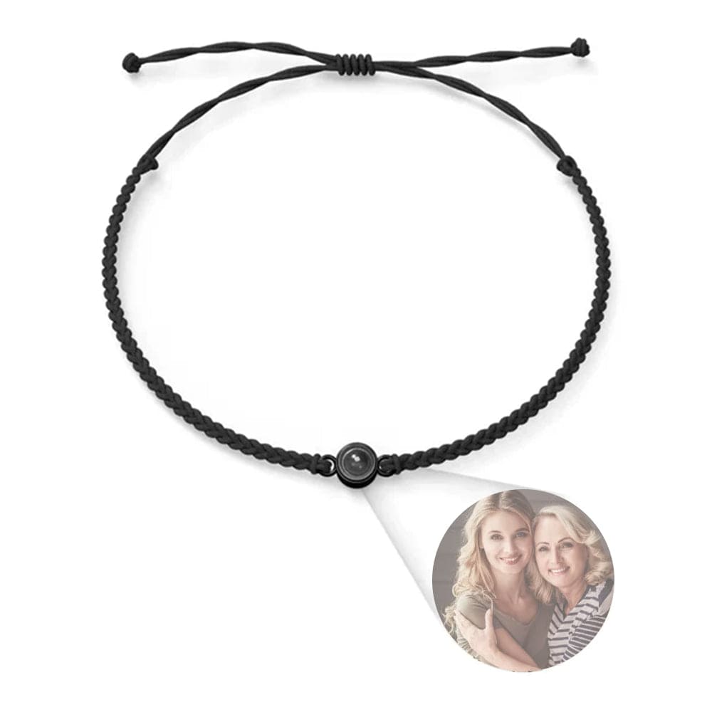 Mother's Day Gift Projection Bracelets Stainless Steel Custom Projection Bracelets Woven Photo Bracelets Commemorative Gifts - Giftlab