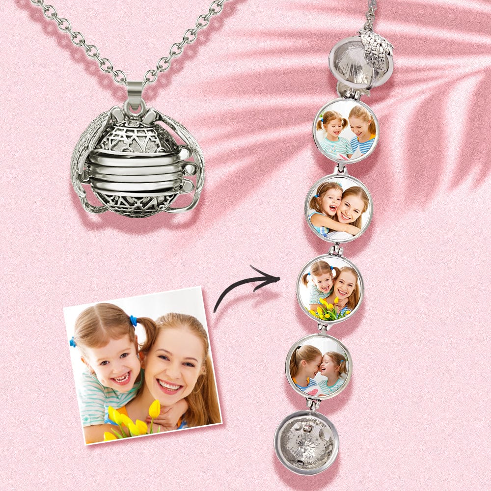 Custom Photo Locket Necklace Personalized Locket Necklace Mother's Day Gifts - Giftlab