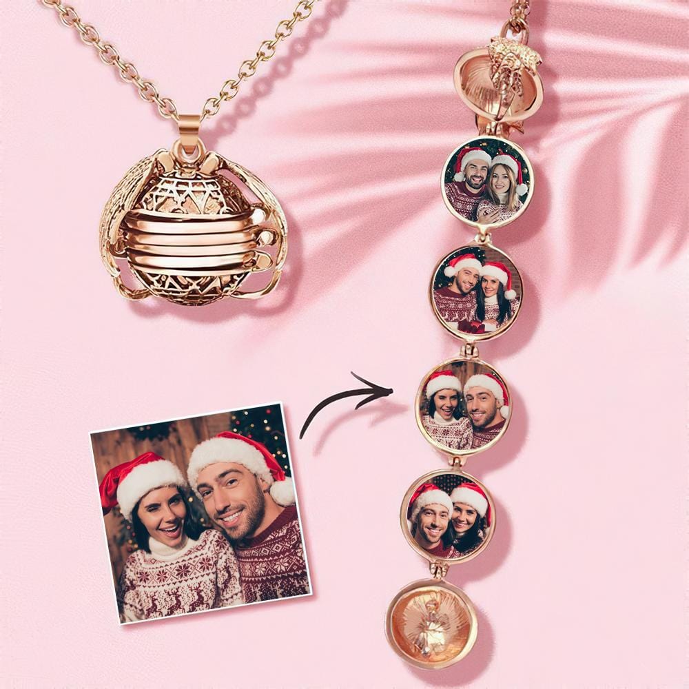 Photo Necklace Pendant Locket Necklace Unique Necklace Gifts for Her - Giftlab