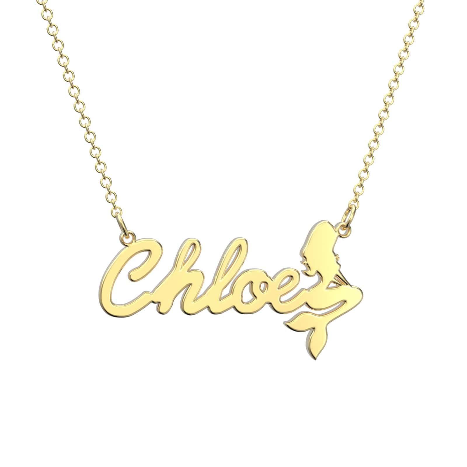 Custom Name Necklace Mermaid Necklace Gift For Mother - Giftlab
