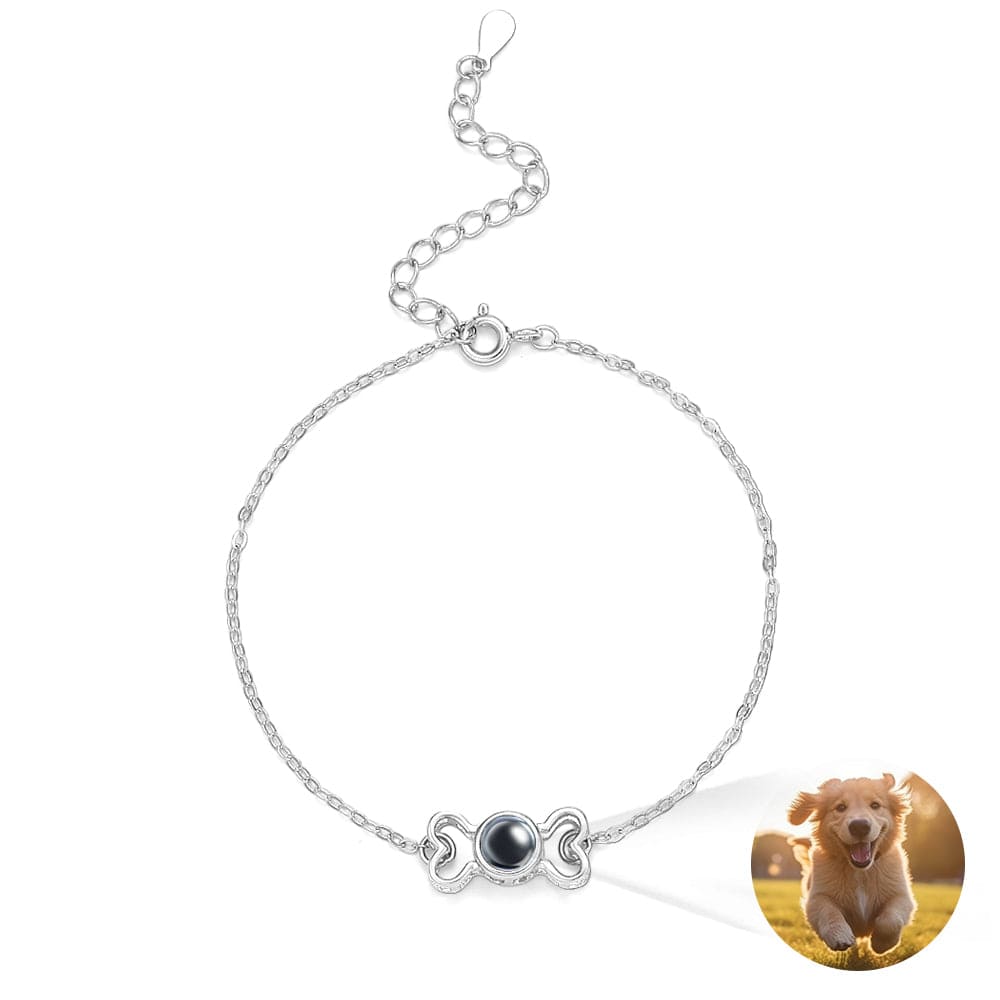 Custom Projection Bracelet Cute Bone Gift for Her - Giftlab