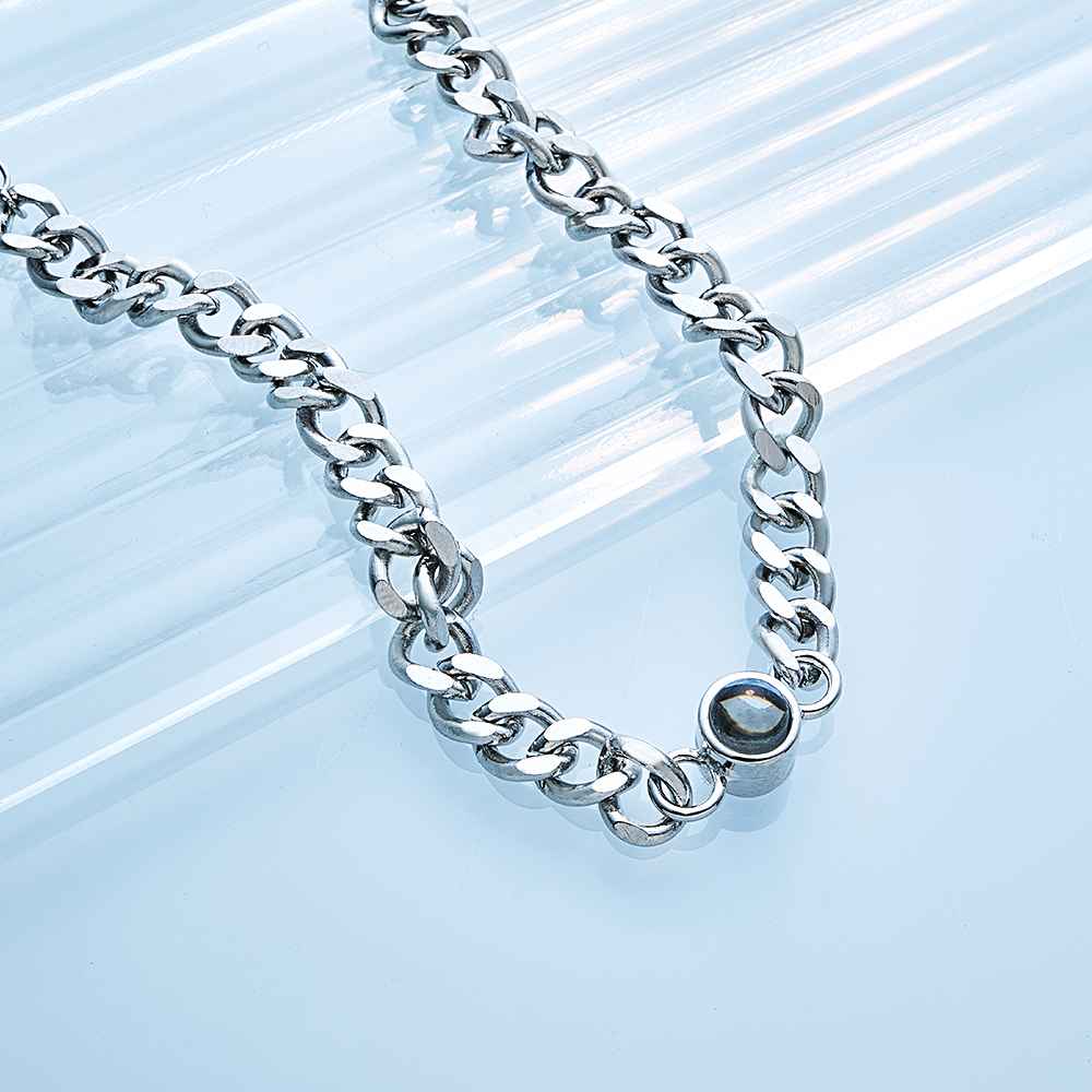 Personalized Photo Projection Bracelet Vintage Bracelet Jewelry For Him - Giftlab