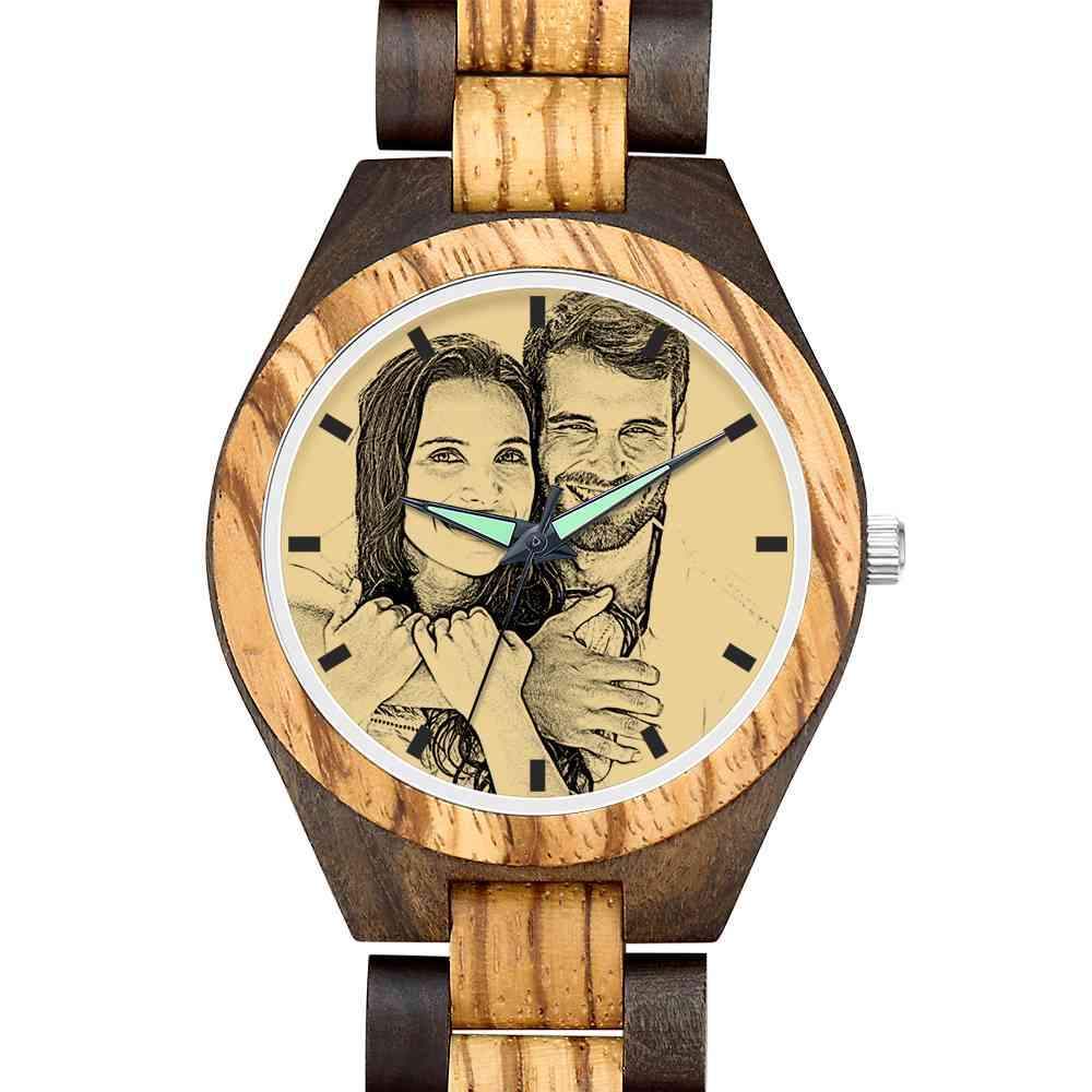 Custom Wooden Watch Gift For Boyfriend Birthday Gifts - Giftlab
