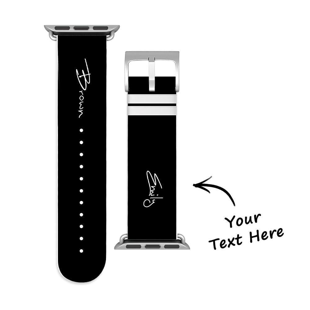 Custom Name Apple Watch Band Design Apple Watch Band Gift For Commemorate - Giftlab
