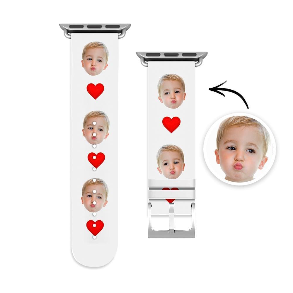 Personalized iWatch Bands Custom Apple Silicone Watch Design Apple Watch Band - Giftlab
