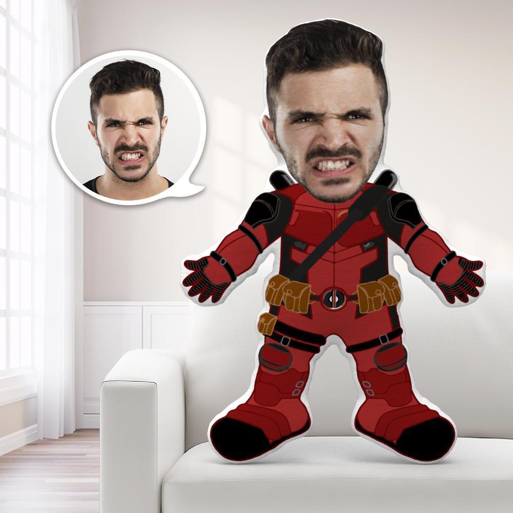 Personalized Face Pillow Toy Dealpool Throw Pillow Boby Pillow Gag Gifts Funny Gifts - Giftlab