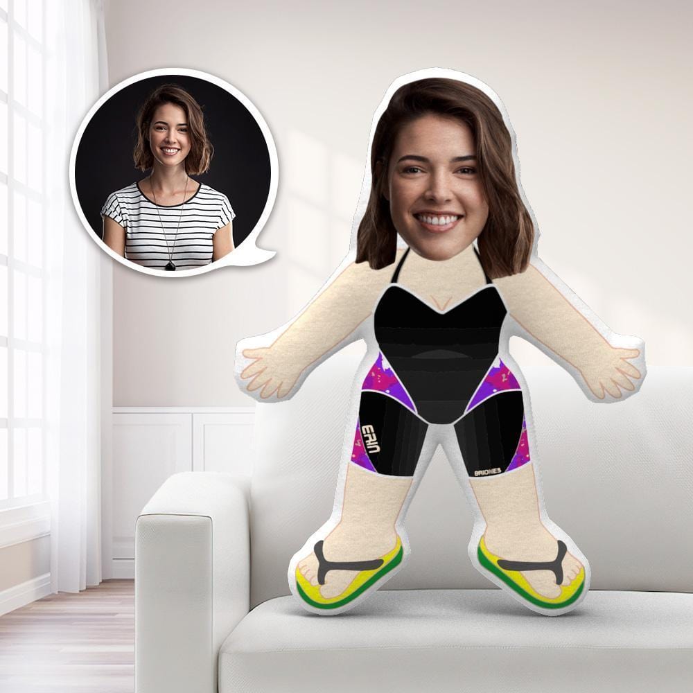 Face Pillows Personalized Pillows Pillow Toy Swimming Attire Throw Pillow Boby Pillow Gag Gifts - Giftlab