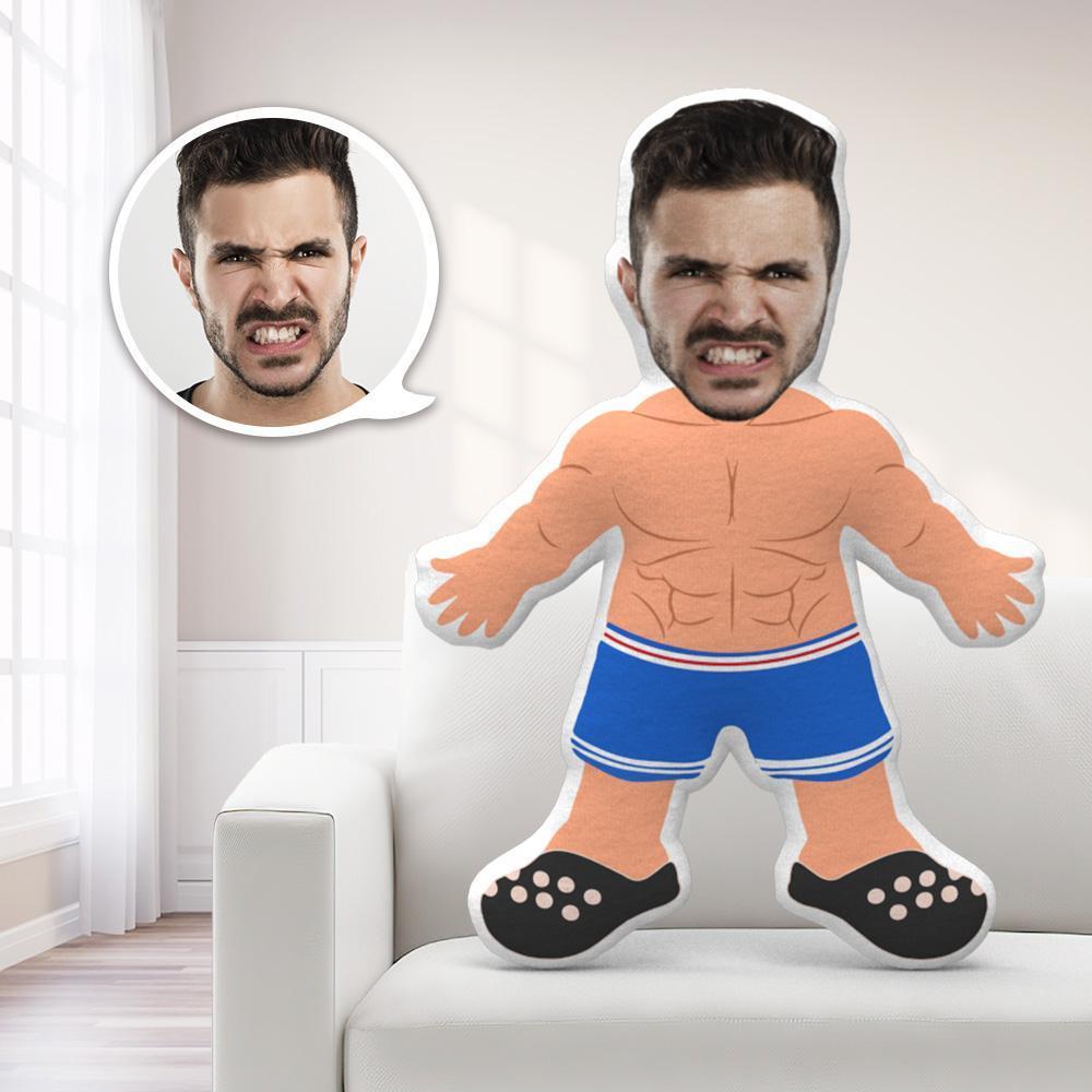 Face Pillows Personalized Pillows Pillow Toy Macho Buff Throw Pillow MiniMe Pillow Valentines Day Gift - Giftlab