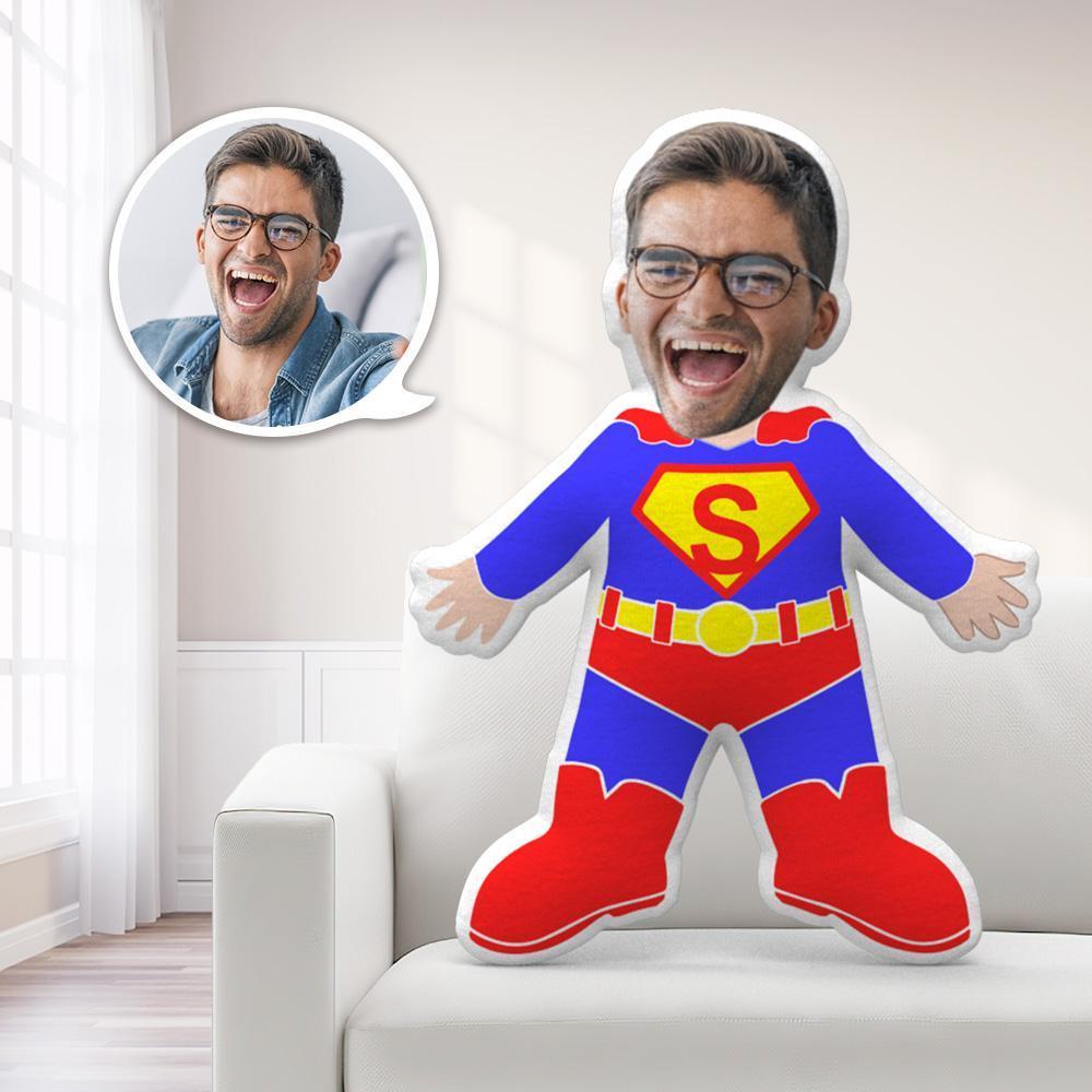 Face Pillows Personalized Pillows Pillow Toy Superman Superwoman Throw Pillow Boby Pillow Gag Gifts Funny Teacher Gifts - Giftlab