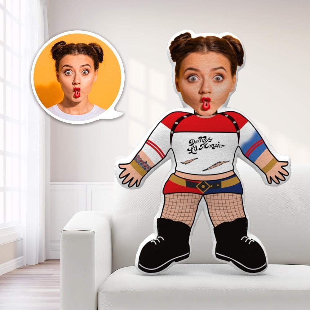 Custom Pillow Personalized Face Pillow Toy Harley Throw Pillow Boby Pillow Gag Gifts Funny Teacher Gifts - Giftlab