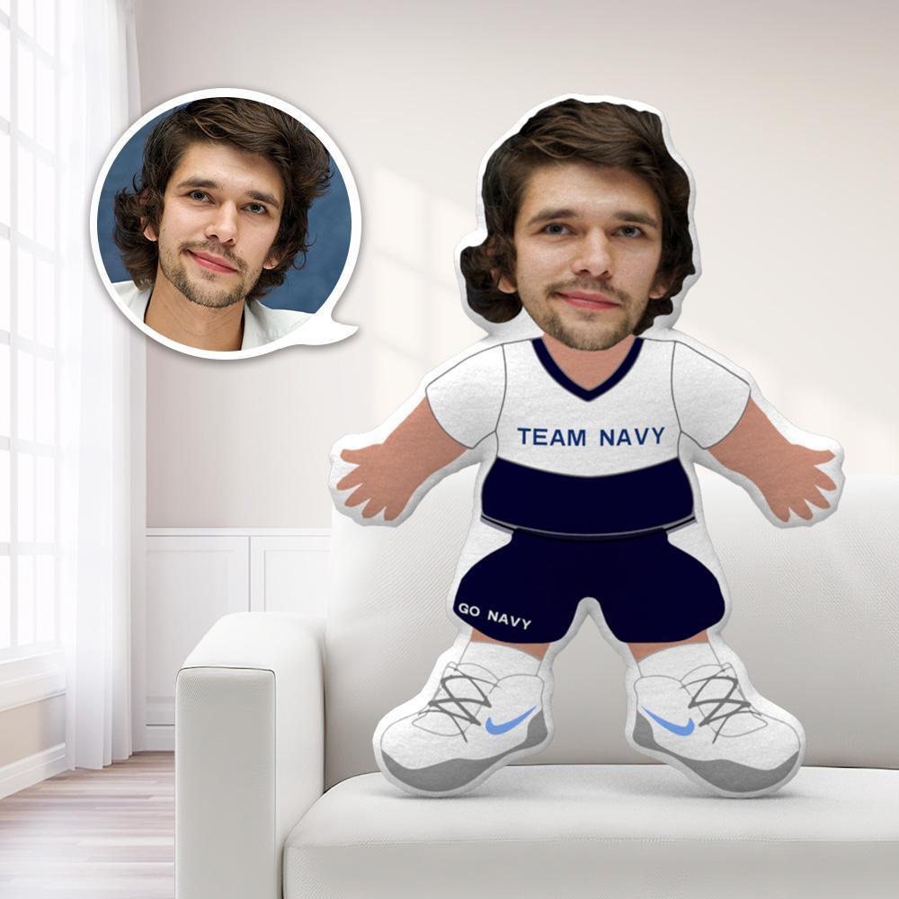 Face Pillows Personalized Pillows Pillow Toy Team Navy Throw Pillow Boby Pillow Gag Gifts Funny Teacher Gifts - Giftlab