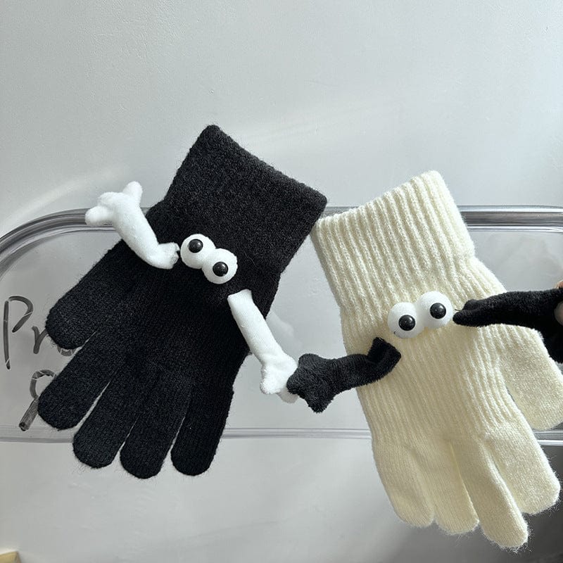 1 Pair Women's Warm Winter Magnetic Gloves Touch Screen Hand Warmer Gloves Christmas Gift for Girlfriend - Giftlab