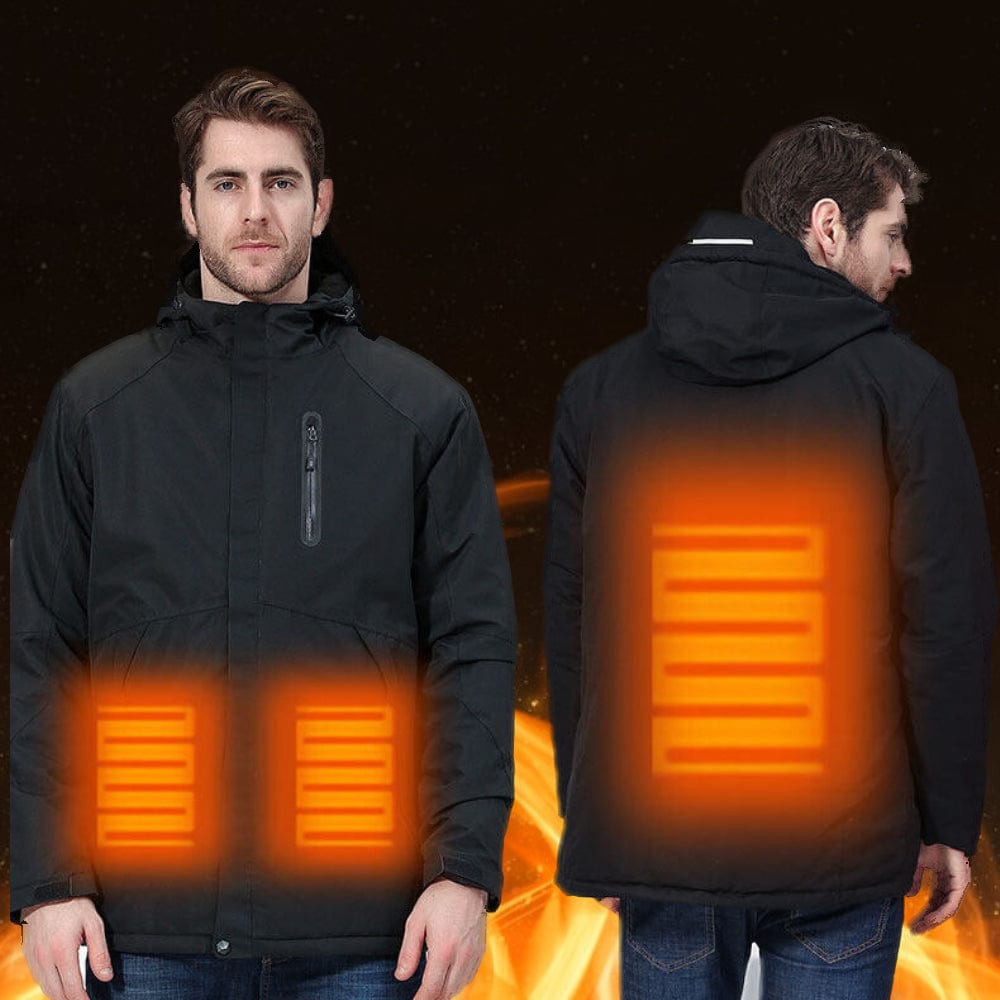 Male USB Heated Jacket Winter Outdoor Electric Heating Coat - Giftlab