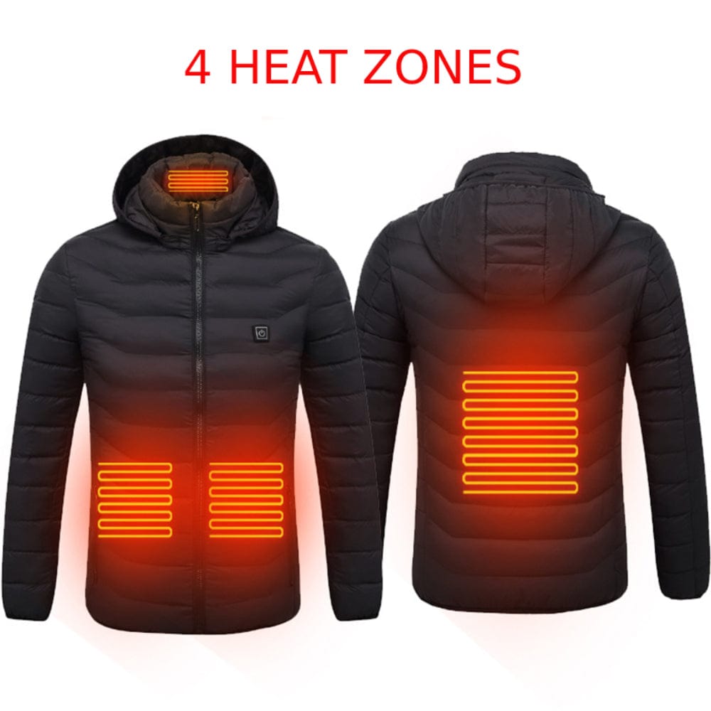 USB Heated Jacket Winter Outdoor Electric Heating Coat - Giftlab