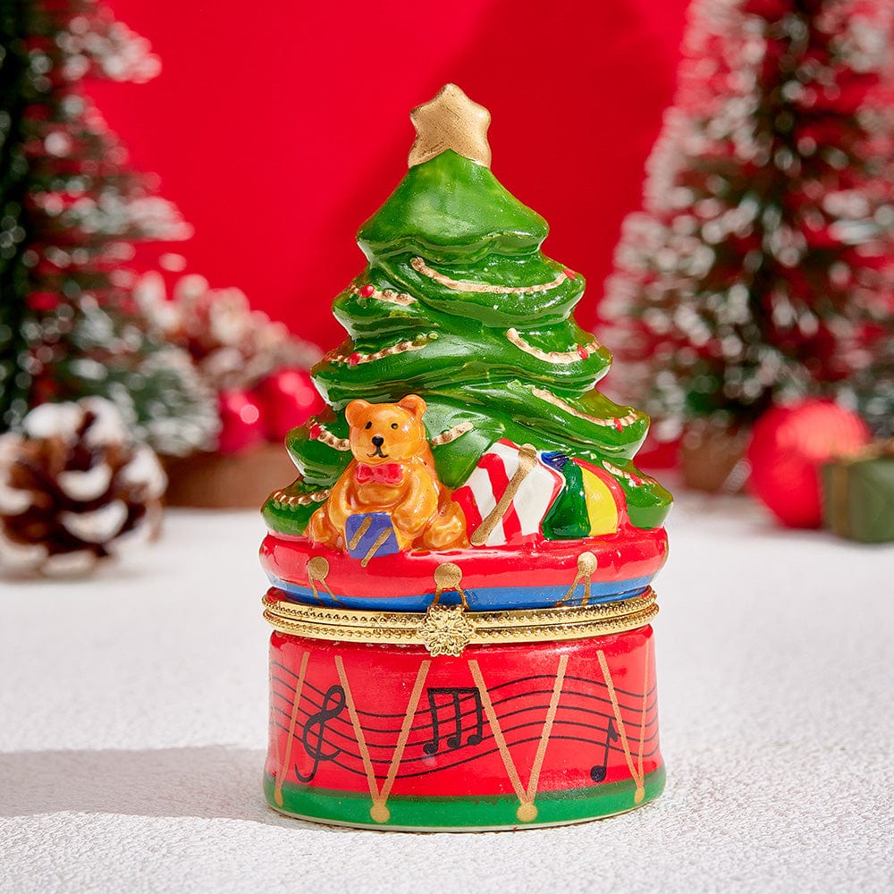 Ceramic Handmade Scented Candle Soy Wax Candle Christmas Gift - Christmas Tree - Giftlab