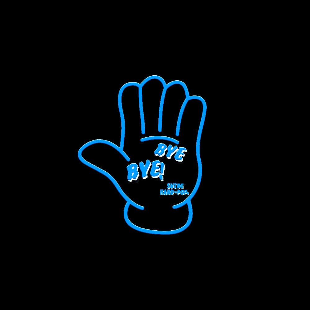 Car Windshield Glow Panel LED Car Sticker BYEBYE - Giftlab