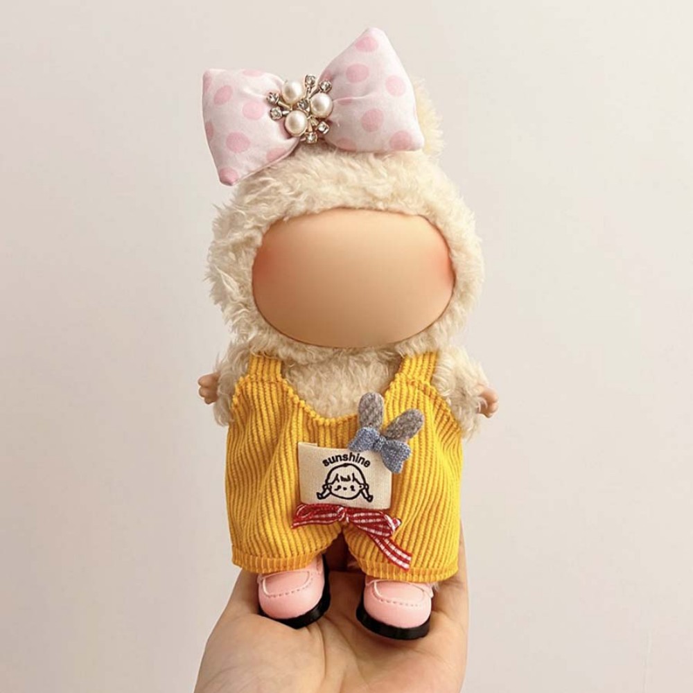 17cm Labu Doll Clothes Braided Girl Style Outfit Fits Gen 1/2/3 (Doll Not Included)