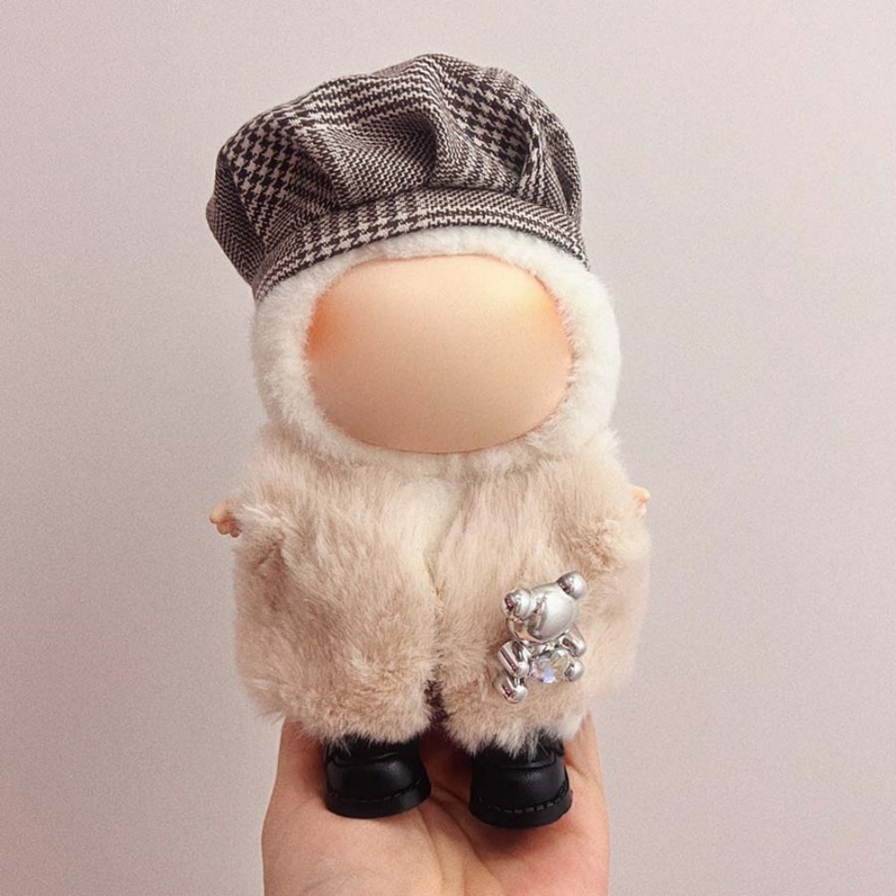 17cm Labu Doll Clothes Fur Goddess Style Outfit Fits Gen 1/2/3 (Doll Not Included)