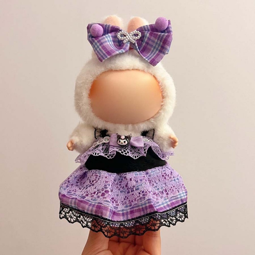 17cm Labu Doll Clothes Little Devil Style Outfit Fits Gen 1/2/3 (Doll Not Included)