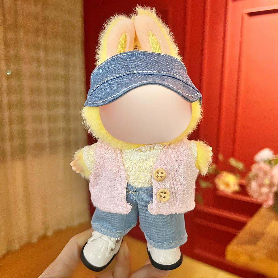 17cm Labu Doll Clothes Playful Kid Style Outfit Fits Gen 1/2/3 (Doll Not Included)