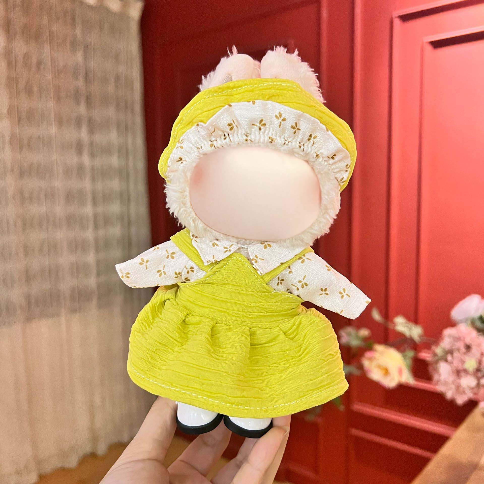 17cm Labu Doll Clothes Avocado Style Outfit Fits Gen 1/2/3 (Doll Not Included)