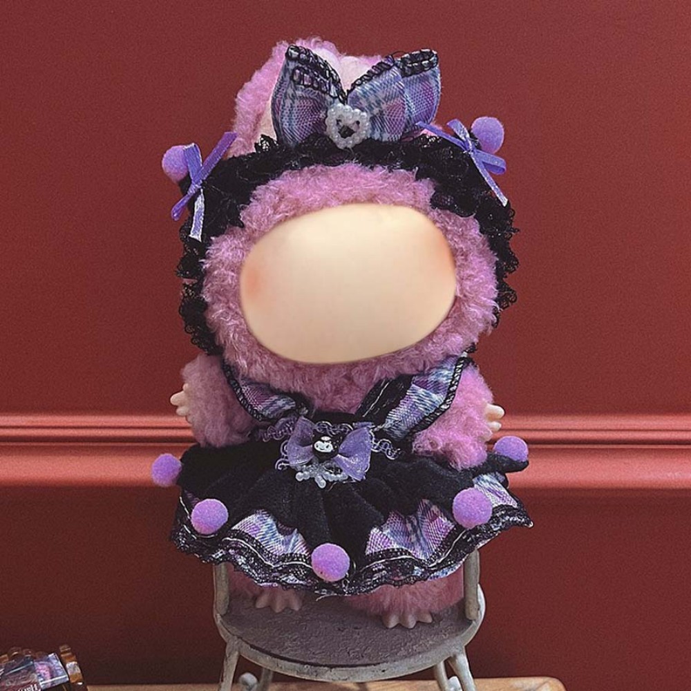 17cm Labu Doll Clothes Magic Purple Style Outfit Fits Gen 1/2/3 (Doll Not Included)