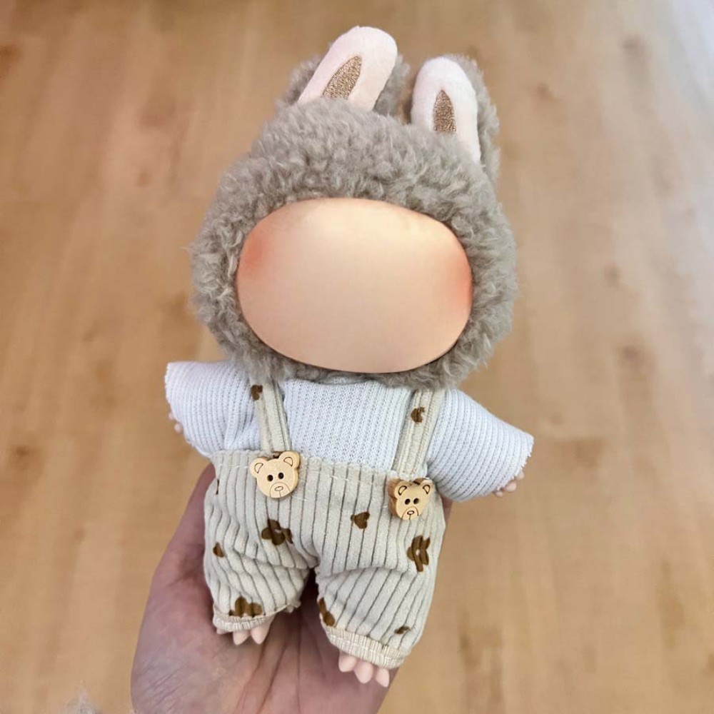 17cm Labu Doll Clothes Basic Bear Style Outfit Fits Gen 1/2/3 (Doll Not Included)