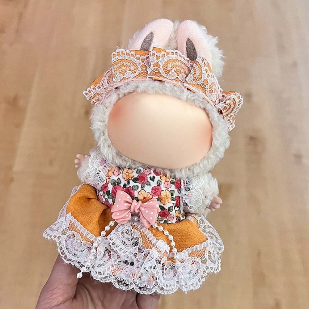 17cm Labu Doll Clothes Romantic Cottagecore Style Outfit Fits Gen 1/2/3 (Doll Not Included)