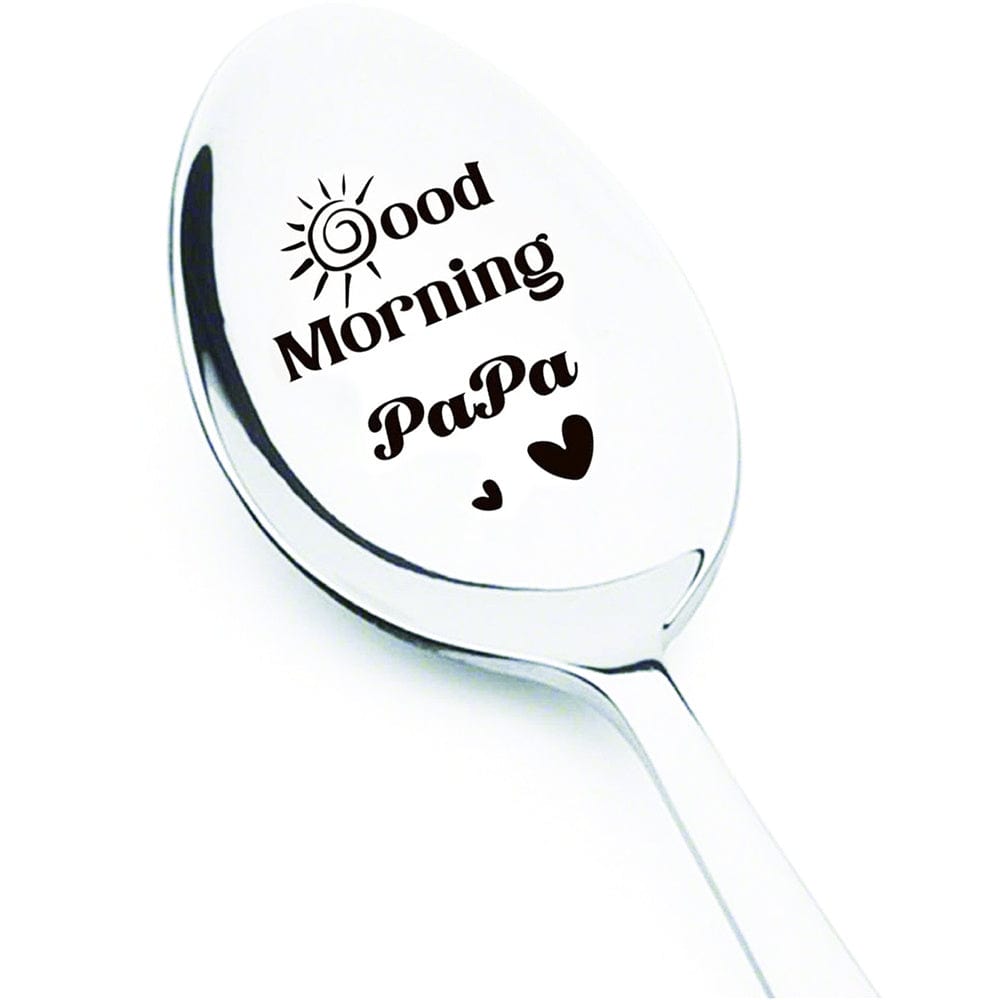 Good Morning Grandma Coffee Spoon Stainless Steel Spoon Gift for Grandma - Giftlab