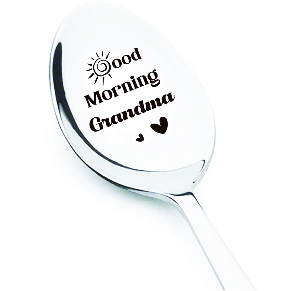 Good Morning Brother Coffee Spoon Stainless Steel Spoon Gift for Brother - Giftlab