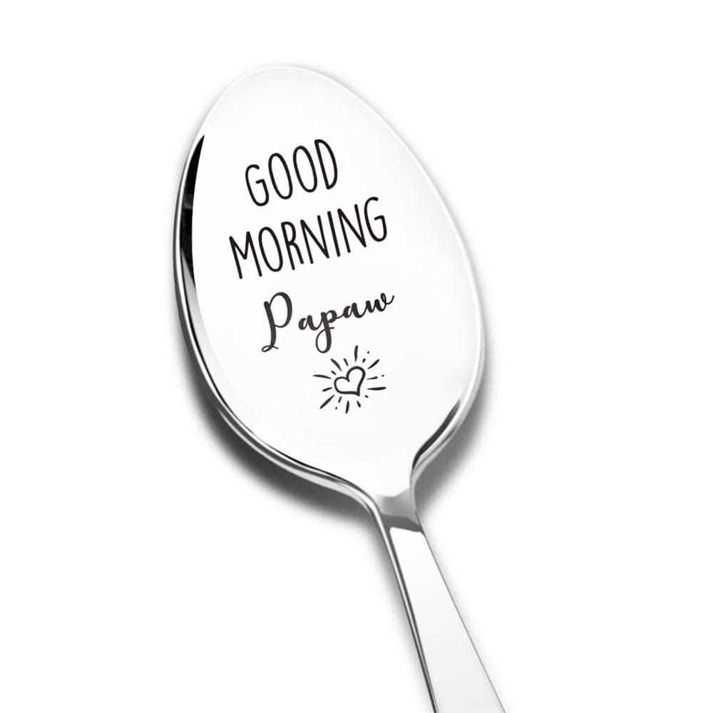Good Morning Mama Coffee Spoon Stainless Steel Spoon Gift for Mama - Giftlab