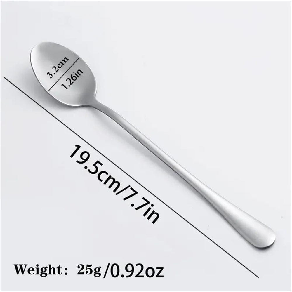 Good Morning Coffee Spoon Stainless Steel Spoon Gift for Nana - Giftlab