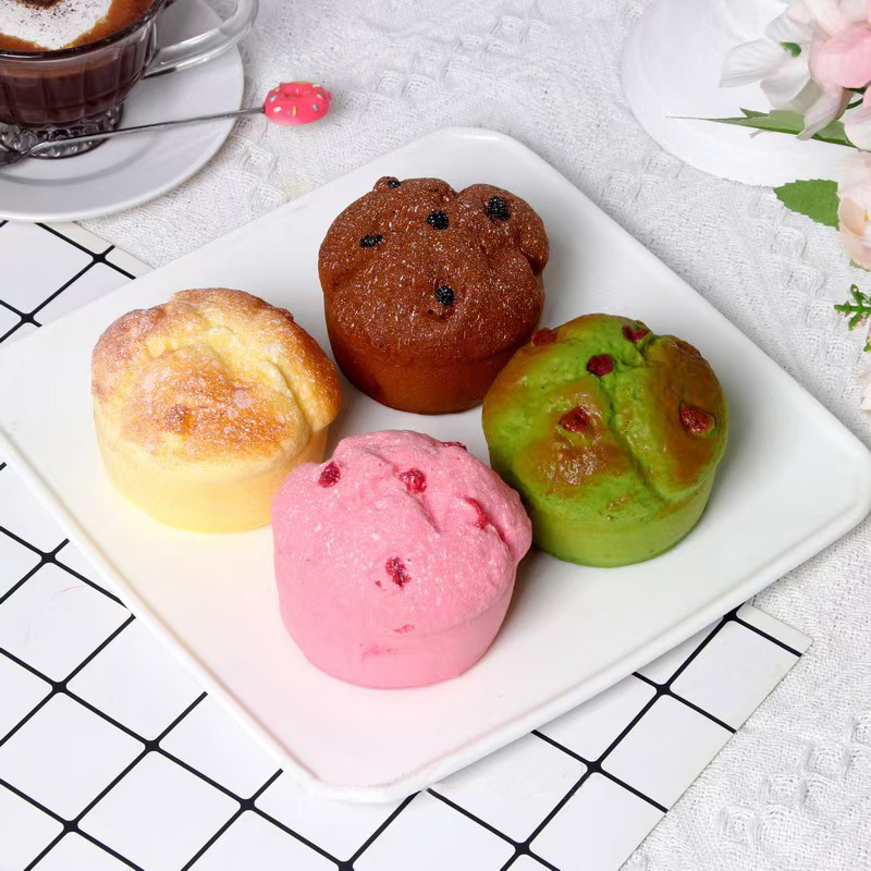 Cookie Puff Squishy Slow Rebound Stress Relief Toy with Fragrance(1 PC) - MyFaceBoxer